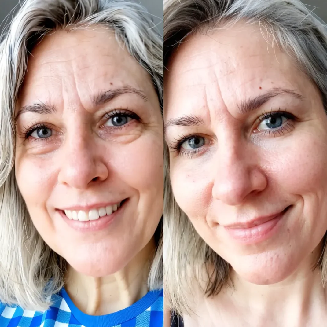 Avant et après de Yasmine T. utilisant Regard Lift™